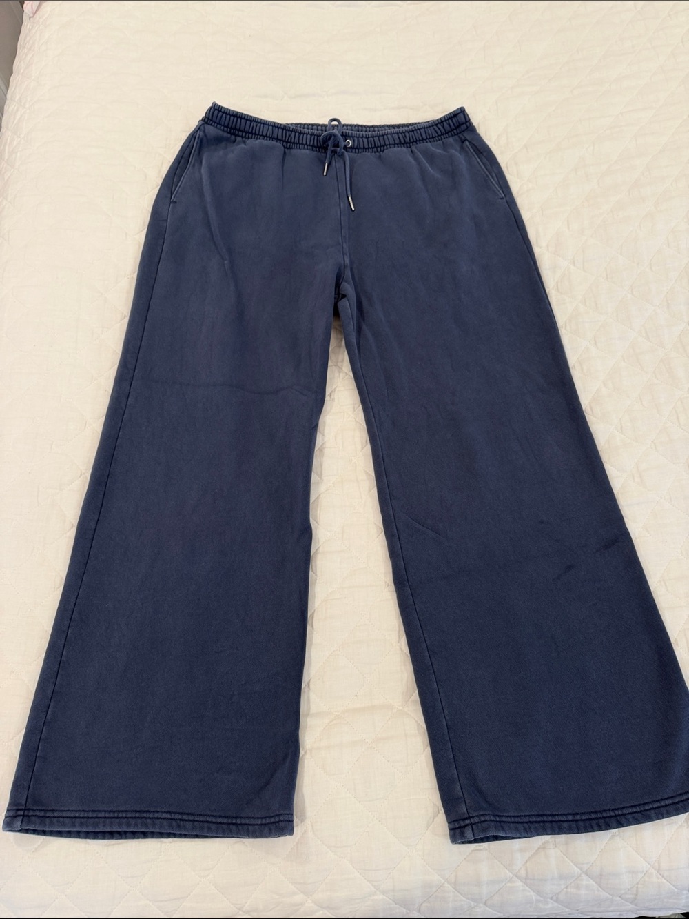 Abercrombie & Fitch Slate Gray Fleece Sweatpants